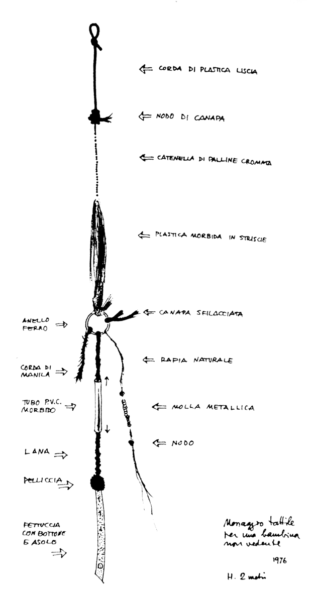 018_Bruno Munari_Messaggio tattile per una bambina non vedente_1976
